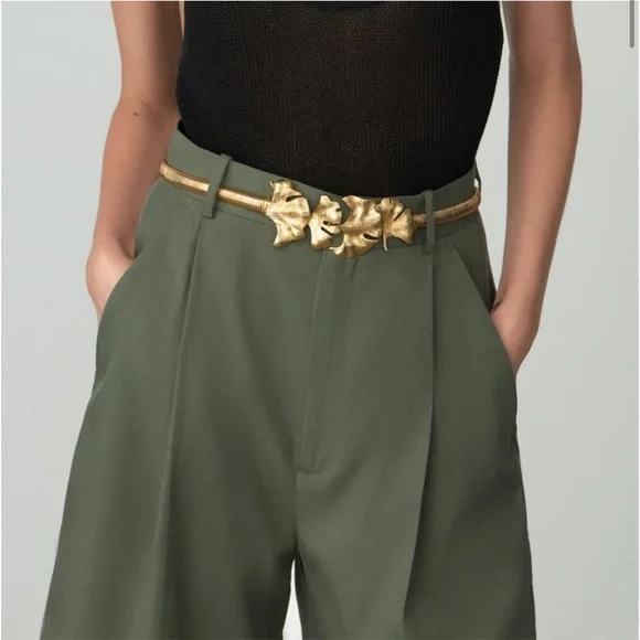 Zara | Accessories | Zara Leaf Stretch Belt | Poshmark display picture 1